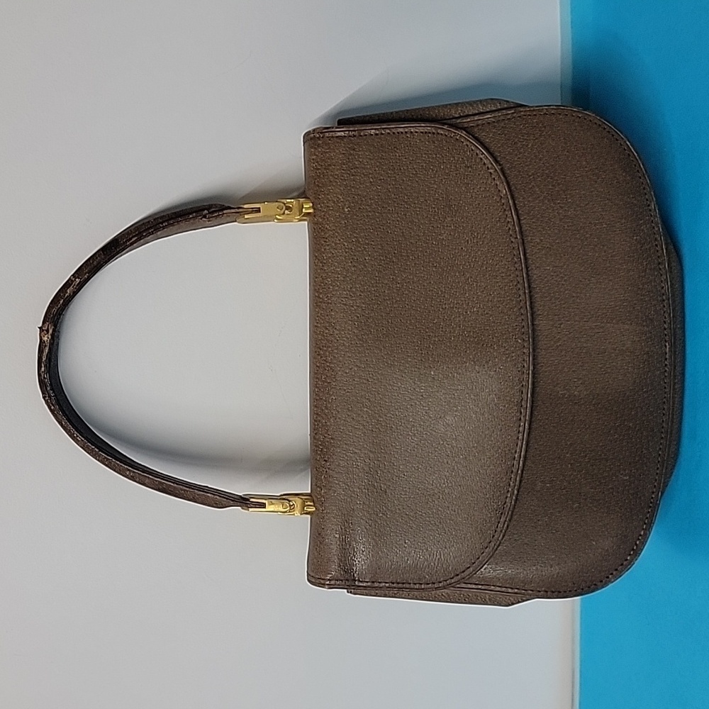 Gucci Gold Hardware Project Vintage Leather Handbag